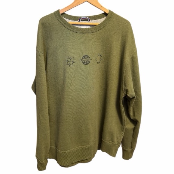 Champion Olive Green Men's Sweater - Picture 4 of 8